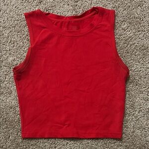 ZYIA Red Cropped Tank